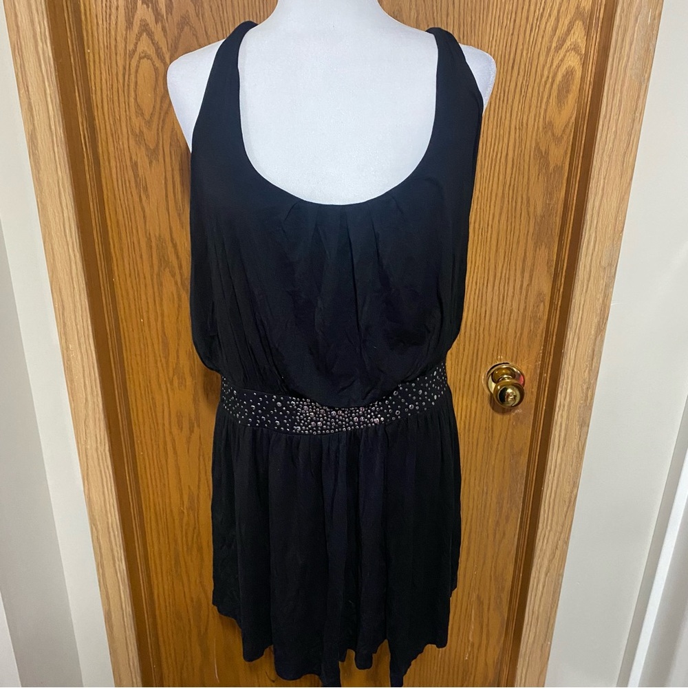 Cute twist strap studded waist